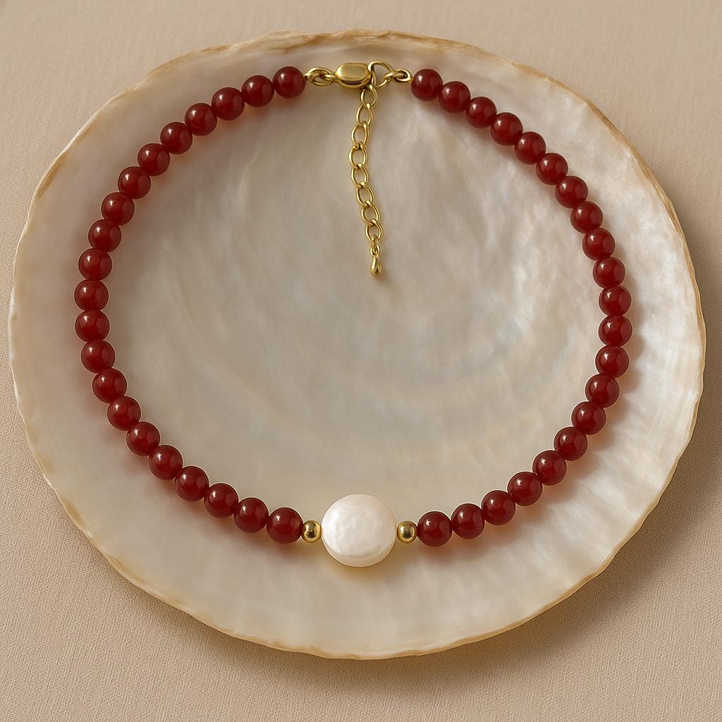 Audrey Pearl Necklace