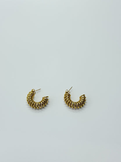 Spring Hoop Earrings