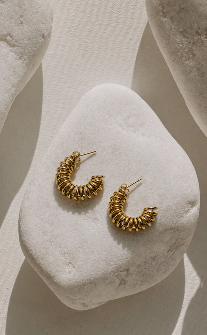 Spring Hoop Earrings