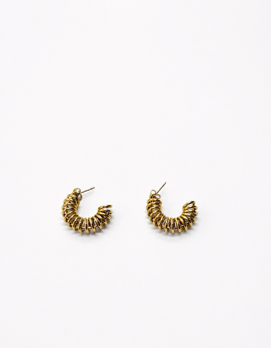 Spring Hoop Earrings
