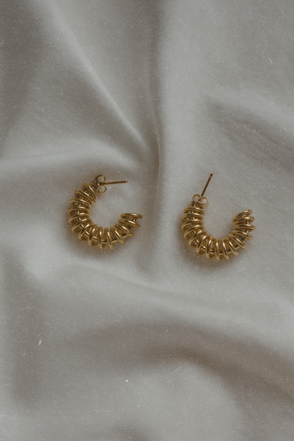 Spring Hoop Earrings
